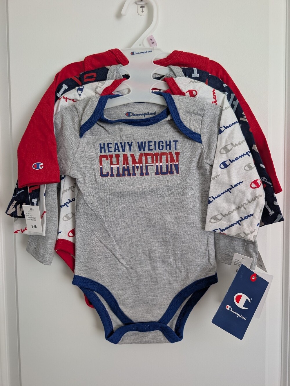 Champion 4pc Infant Onesies Set